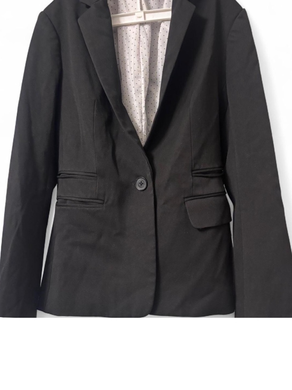 Express Women's Black Single-Button Blazer